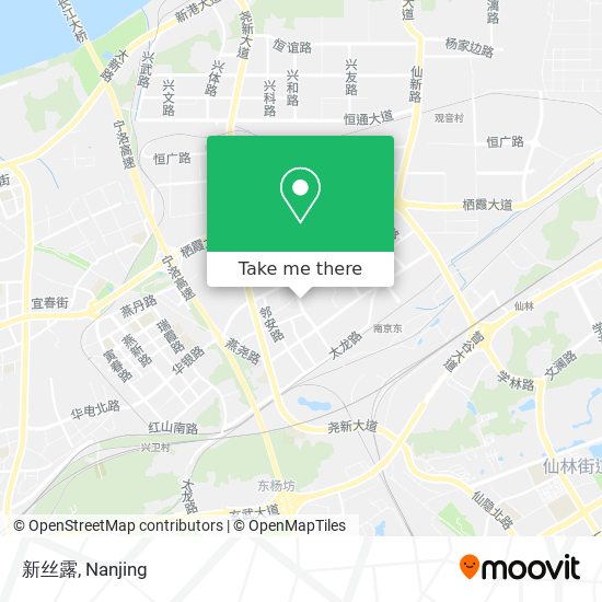 新丝露 map