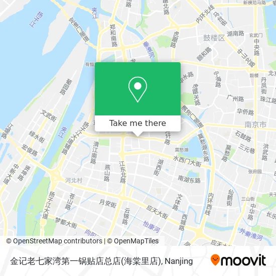 金记老七家湾第一锅贴店总店(海棠里店) map