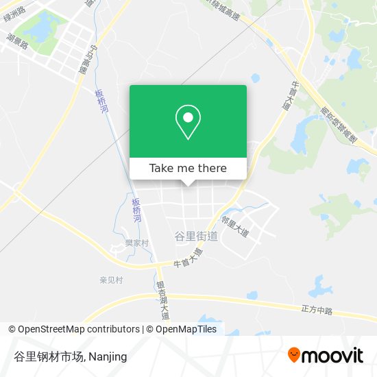 谷里钢材市场 map