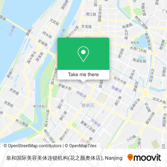 泉和国际美容美体连锁机构(花之颜奥体店) map