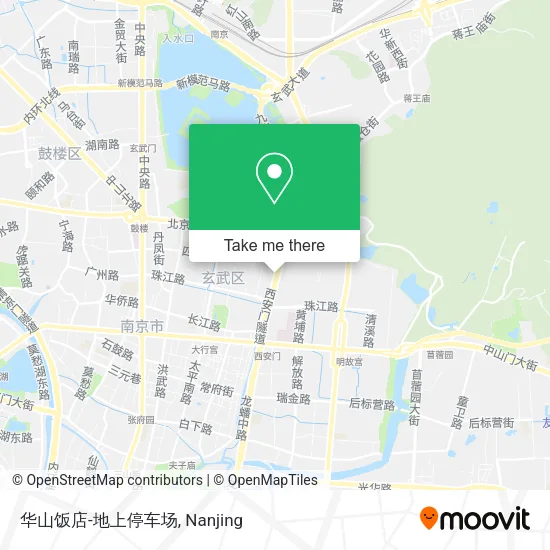 华山饭店-地上停车场 map