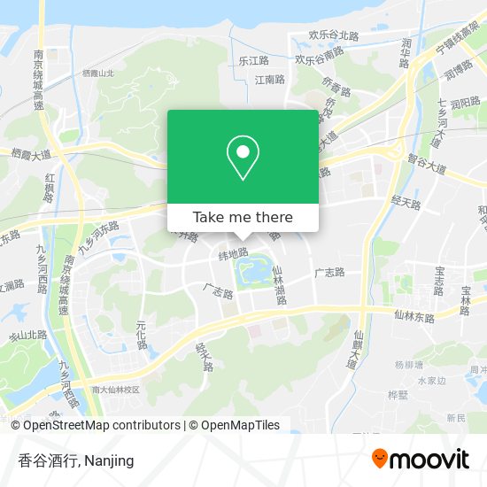香谷酒行 map