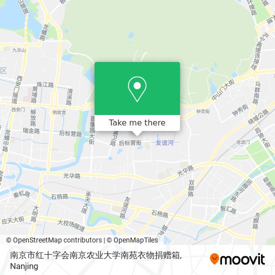 南京市红十字会南京农业大学南苑衣物捐赠箱 map