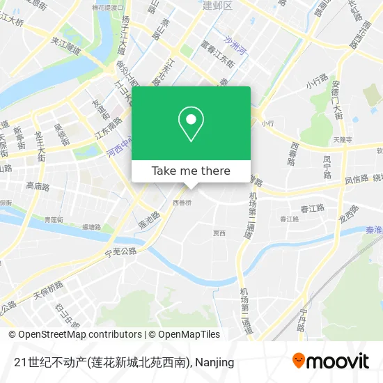 21世纪不动产(莲花新城北苑西南) map