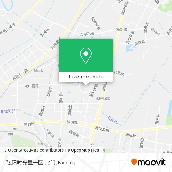 弘阳时光里一区-北门 map