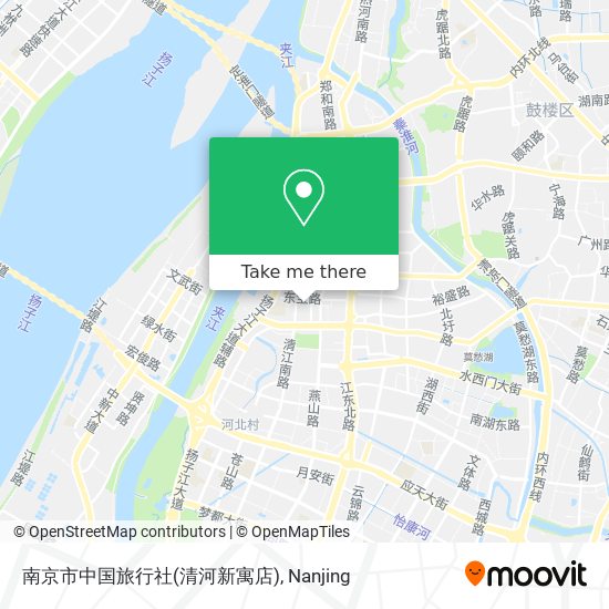 南京市中国旅行社(清河新寓店) map