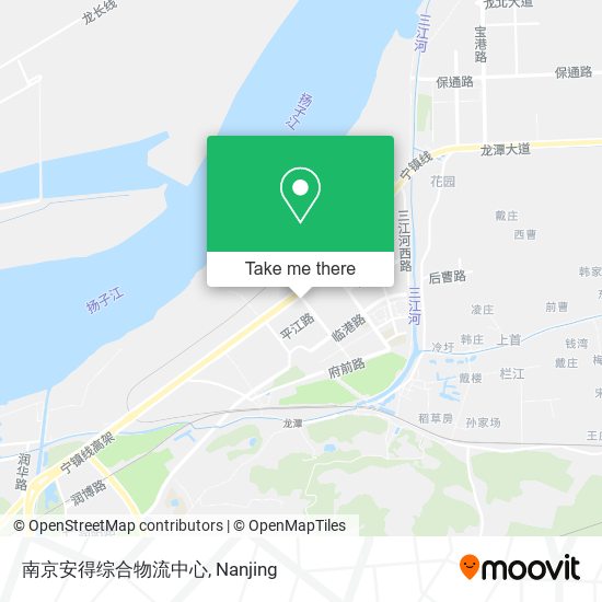 南京安得综合物流中心 map