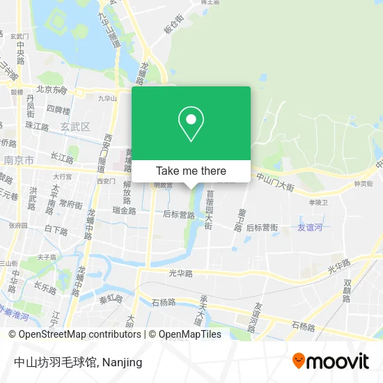中山坊羽毛球馆 map