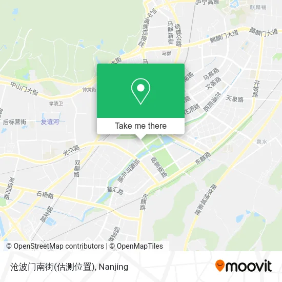 沧波门南街(估测位置) map