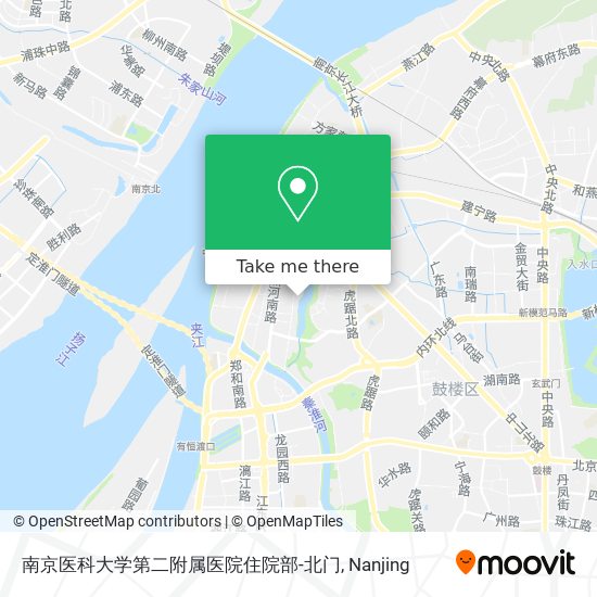南京医科大学第二附属医院住院部-北门 map