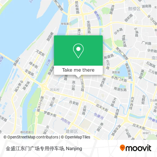 金盛江东门广场专用停车场 map