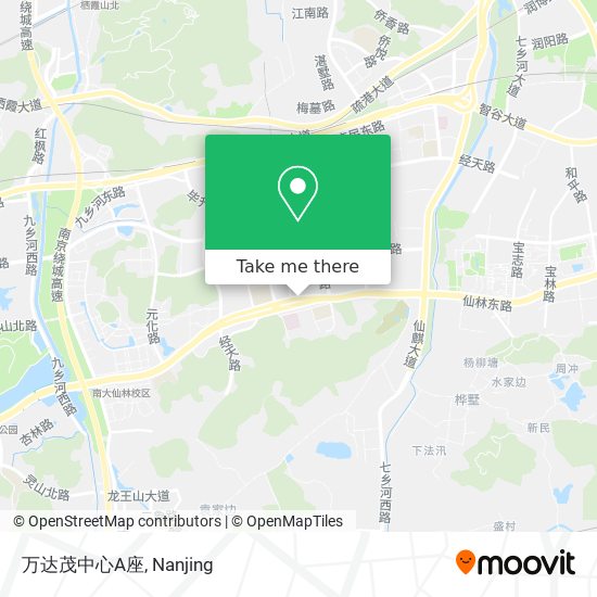 万达茂中心A座 map
