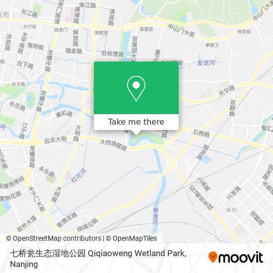 七桥瓮生态湿地公园 Qiqiaoweng Wetland Park map