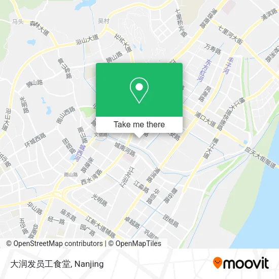 大润发员工食堂 map