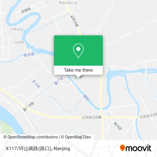 X117/环山南路(路口) map