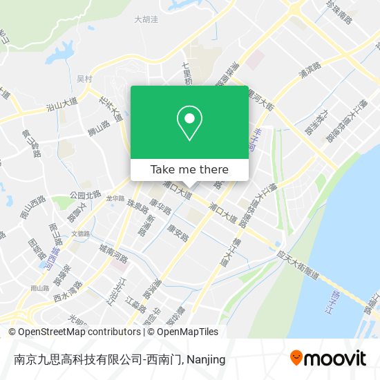 南京九思高科技有限公司-西南门 map