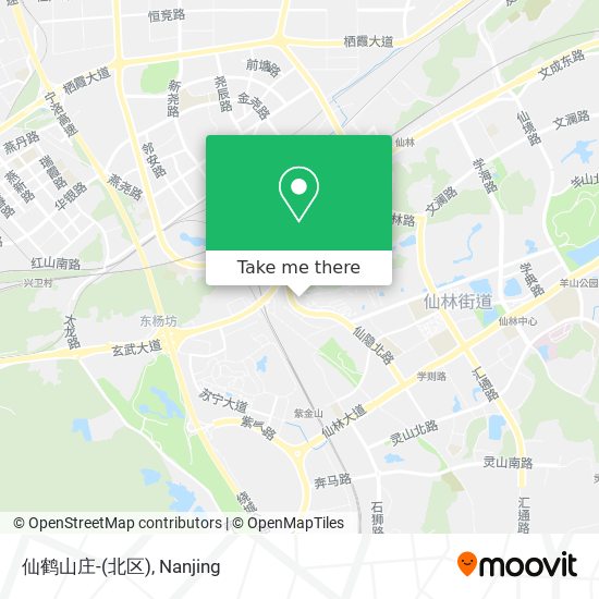 仙鹤山庄-(北区) map