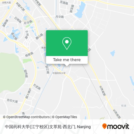 中国药科大学(江宁校区)文萃苑-西北门 map