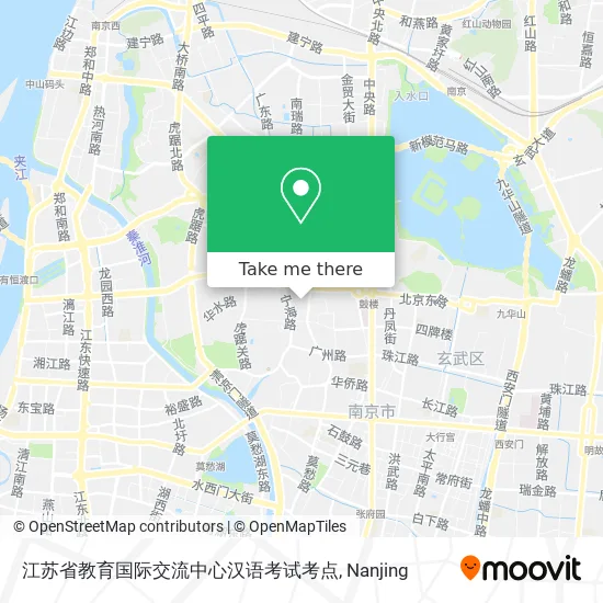 江苏省教育国际交流中心汉语考试考点 map