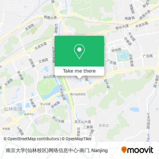 南京大学(仙林校区)网络信息中心-南门 map