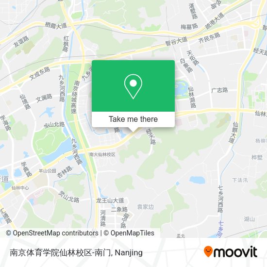南京体育学院仙林校区-南门 map