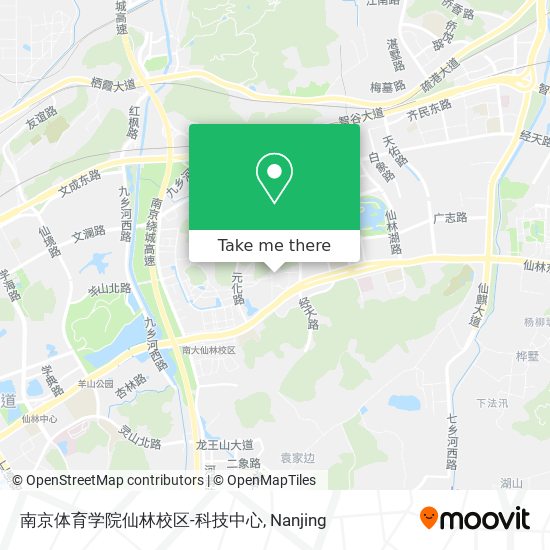 南京体育学院仙林校区-科技中心 map
