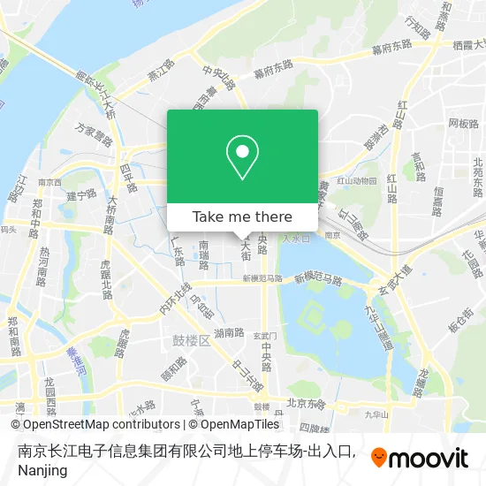 南京长江电子信息集团有限公司地上停车场-出入口 map