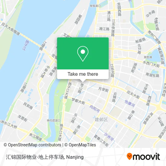 汇锦国际物业-地上停车场 map