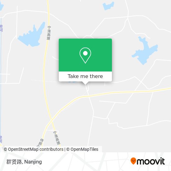 群贤路 map