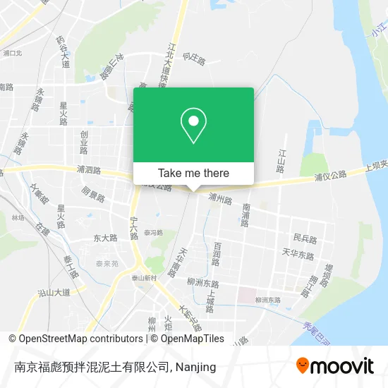 南京福彪预拌混泥土有限公司 map