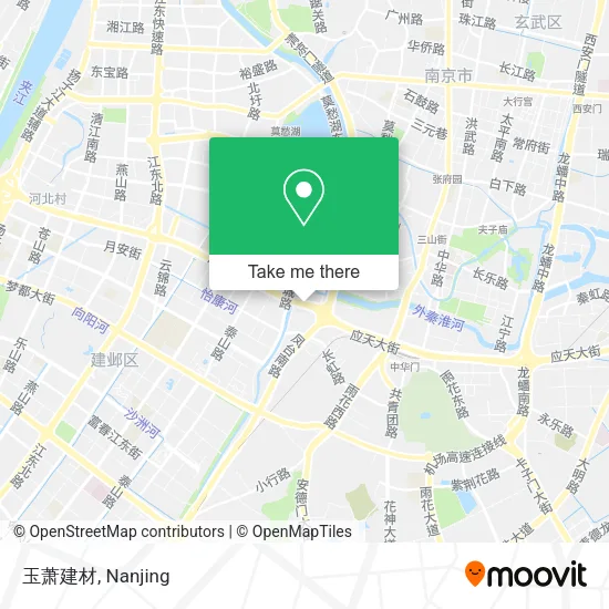 玉萧建材 map