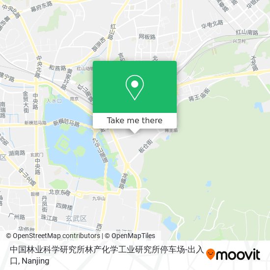 中国林业科学研究所林产化学工业研究所停车场-出入口 map