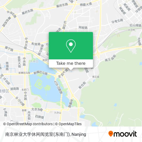 南京林业大学休闲阅览室(东南门) map