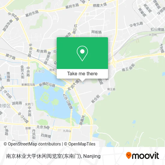 南京林业大学休闲阅览室(东南门) map