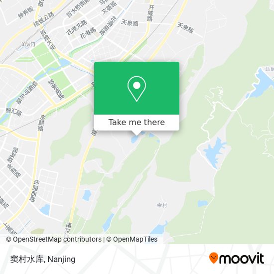 窦村水库 map