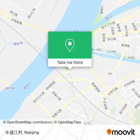 丰盛江村 map