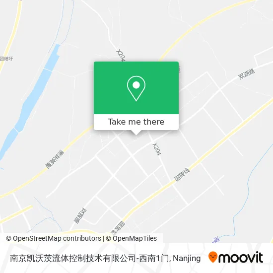 南京凯沃茨流体控制技术有限公司-西南1门 map