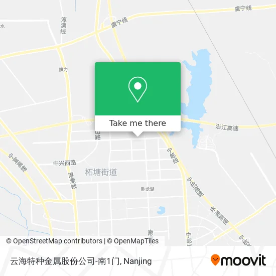 云海特种金属股份公司-南1门 map