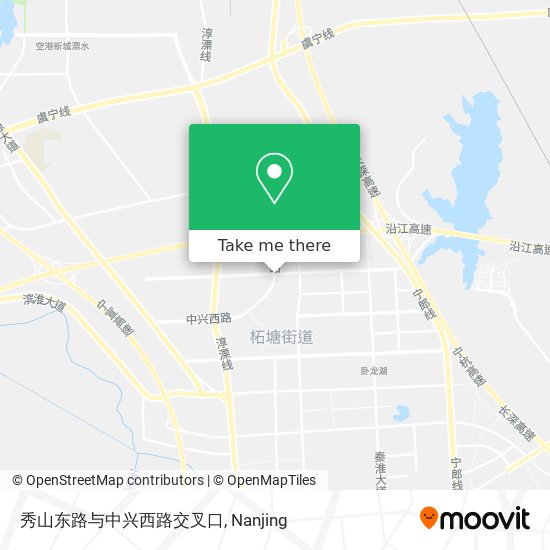 秀山东路与中兴西路交叉口 map