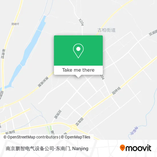 南京鹏智电气设备公司-东南门 map