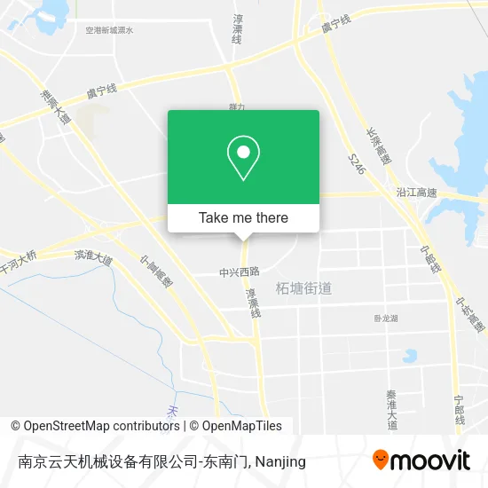 南京云天机械设备有限公司-东南门 map