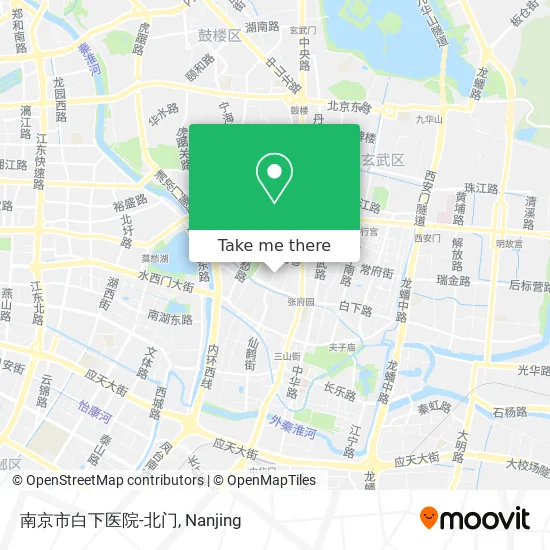 南京市白下医院-北门 map