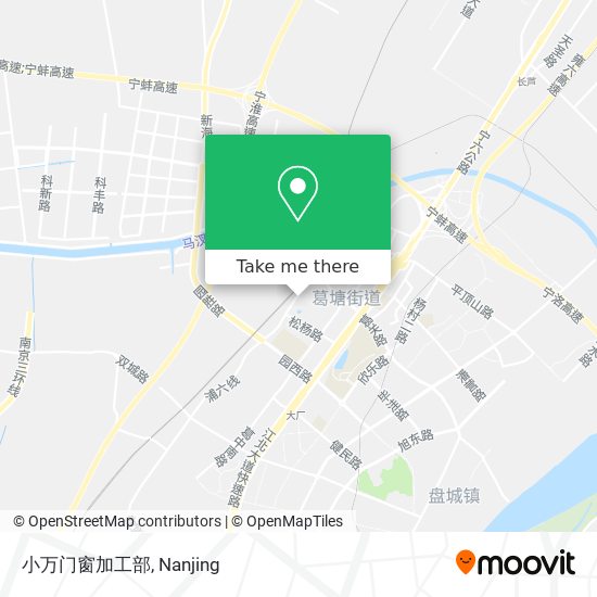 小万门窗加工部 map