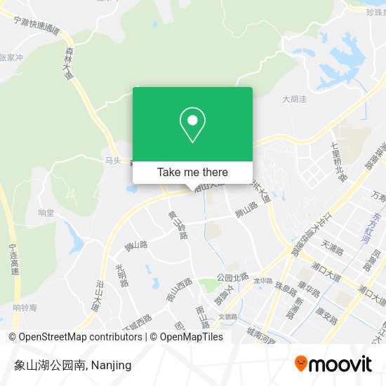 象山湖公园南 map