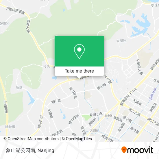 象山湖公园南 map