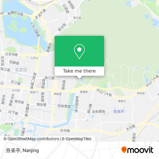燕雀亭 map