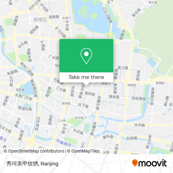 秀珂美甲纹绣 map