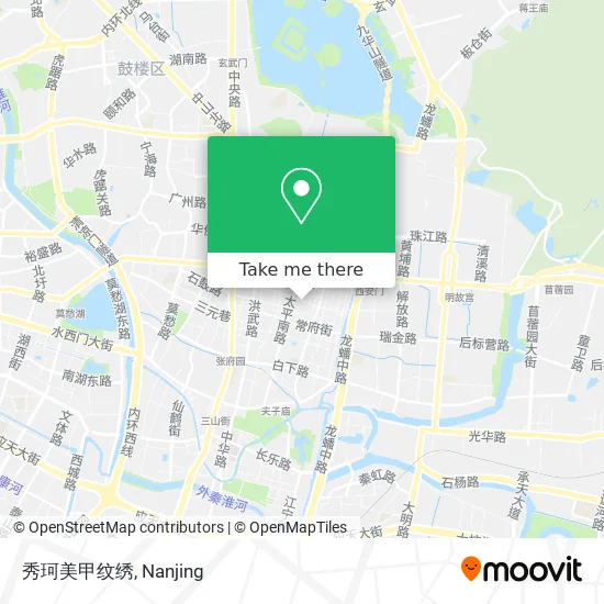 秀珂美甲纹绣 map