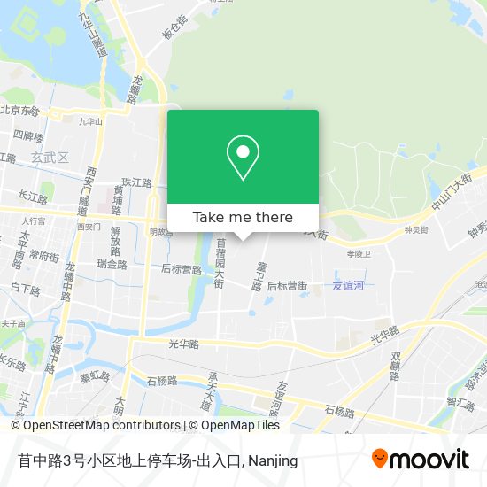 苜中路3号小区地上停车场-出入口 map