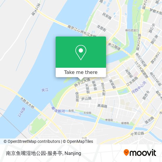 南京鱼嘴湿地公园-服务亭 map